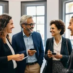 지속가능성 컨설팅 업계 내 전문 네트워킹 - **Networking at a Sustainability Event in Lisbon:**
    "A vibrant and diverse group of sustainabili...